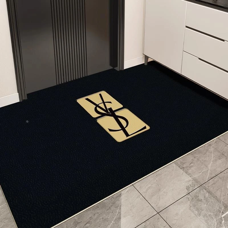 圈绒入户门地垫轻奢高级门口进门防滑耐脏脚垫玄关门厅地毯可裁剪