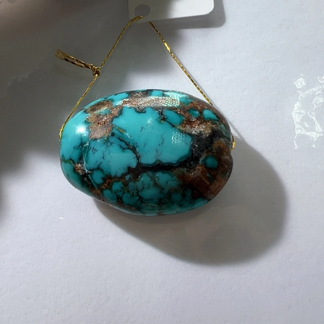 绿松石未镶嵌挂件