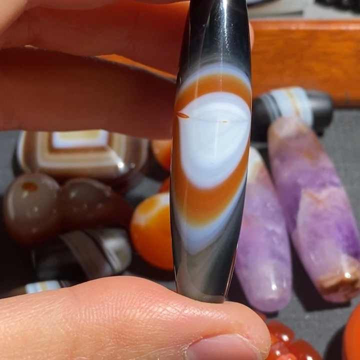 玛瑙/玉髓未镶嵌项链