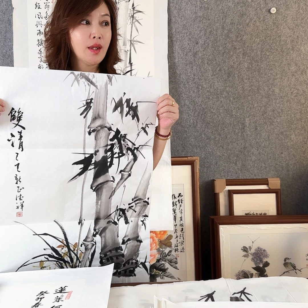 国画福利品 纯手绘 四尺三开