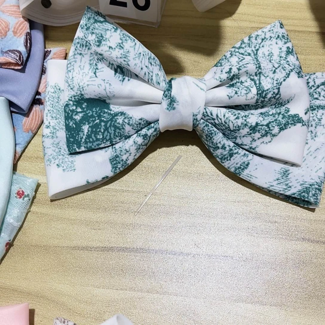 布艺铁合金蝴蝶结发夹