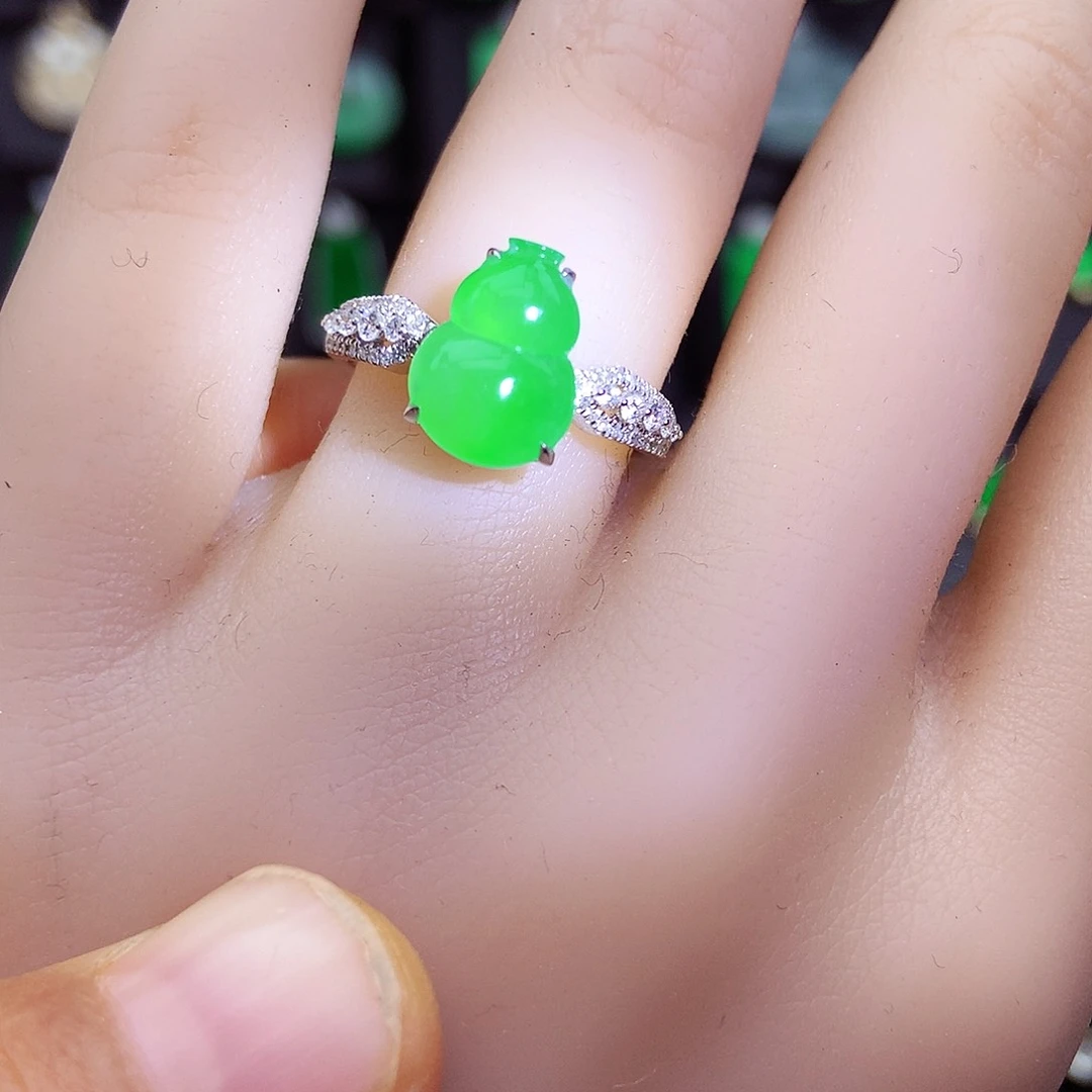 翡翠颈饰18K金镶嵌上新