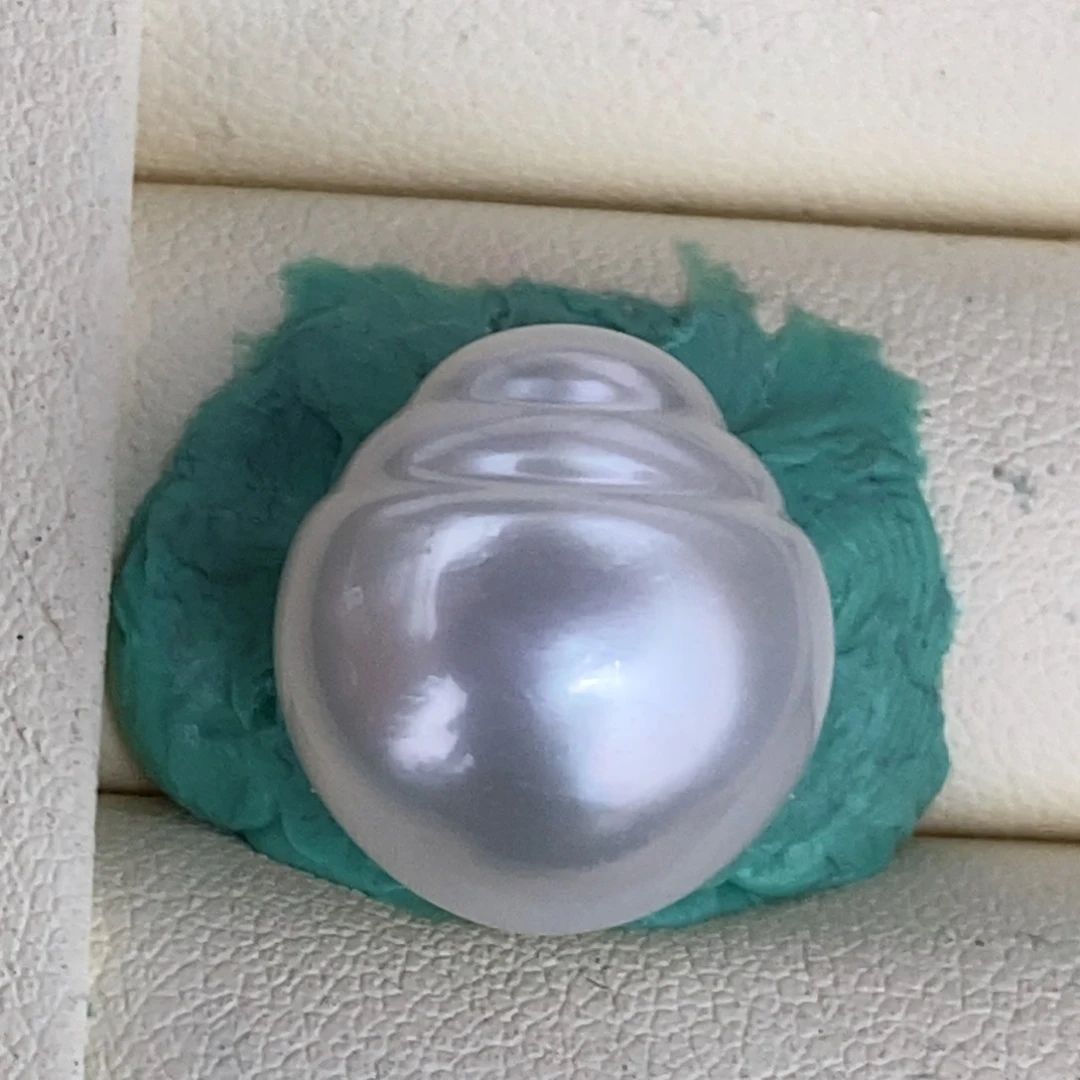 未镶嵌澳白裸珠海水珍珠“大海螺”15.6mm
