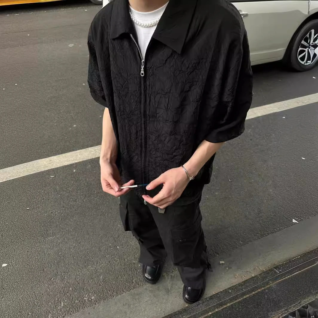 纹理设计感不简单短袖外搭 不闷热