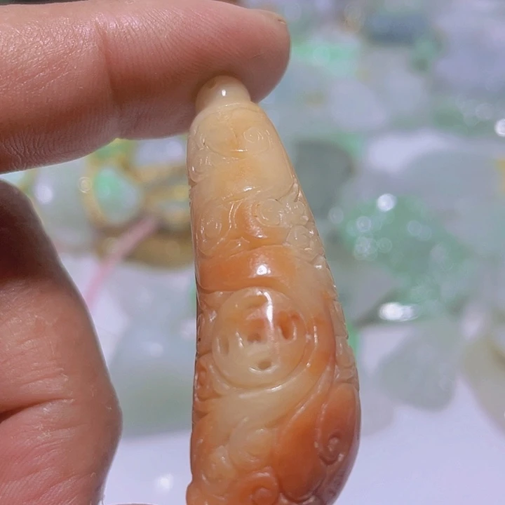 翡翠银S925镶嵌吊坠(不含链)