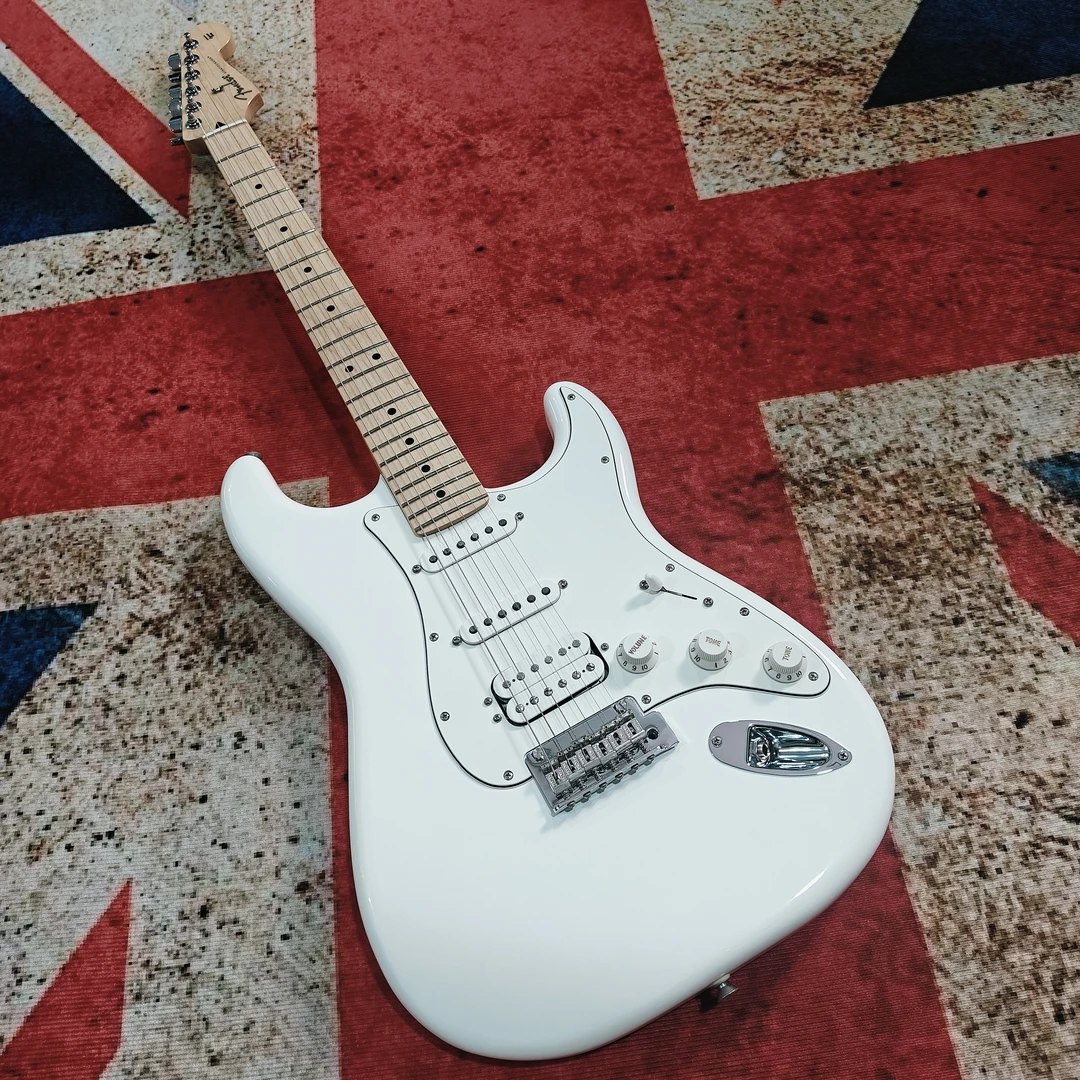 特价fender芬达电吉他0144522515墨产玩家strat单单双枫木指板白