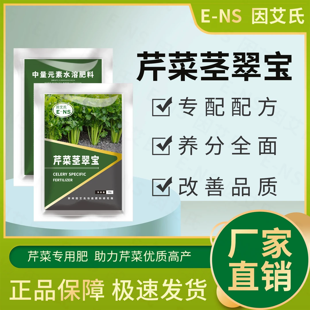 因艾氏芹菜茎翠宝伞形科芹属类植物种植茎秆粗壮提质增产水溶肥料