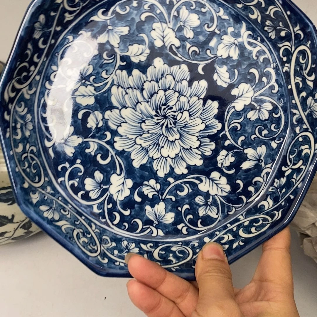 陶手工手绘青花高温陶瓷