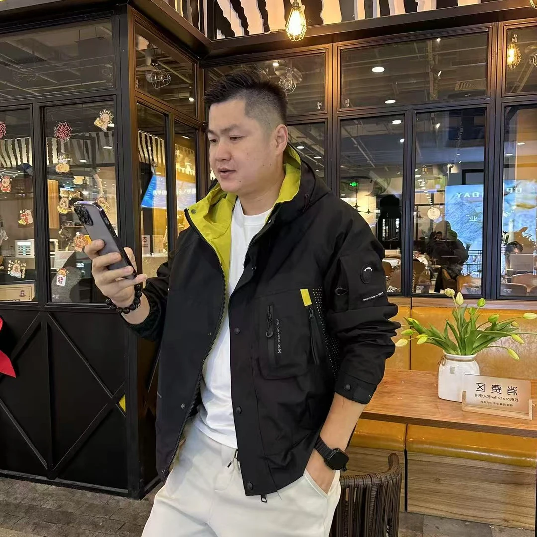 2802潮流春秋夹克外衣户外