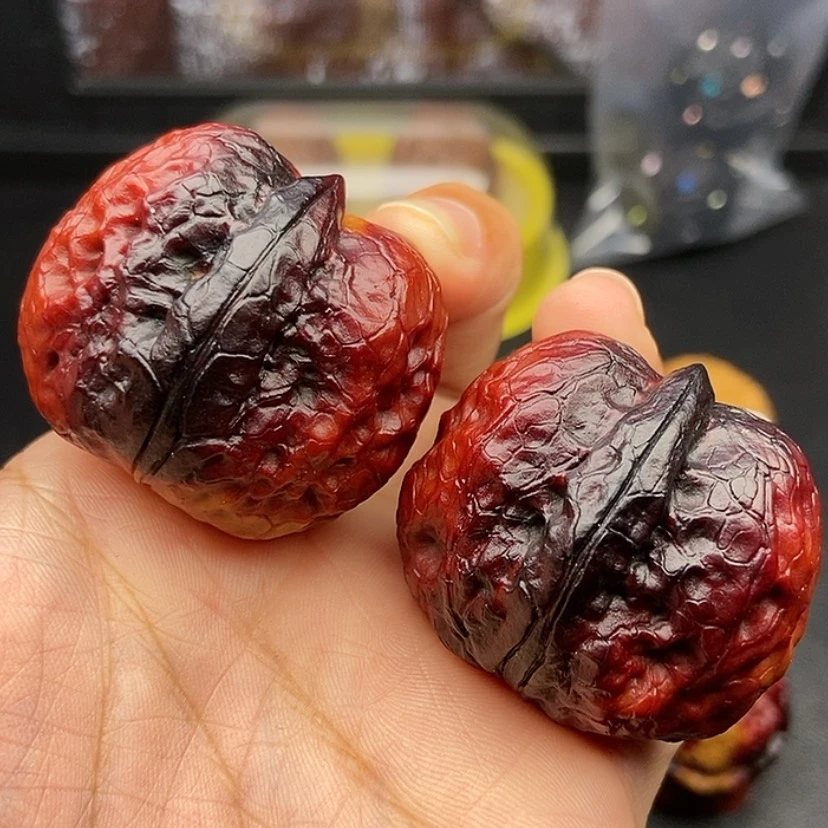 【闪购商品】把件文玩核桃39尺帝王筋元宝