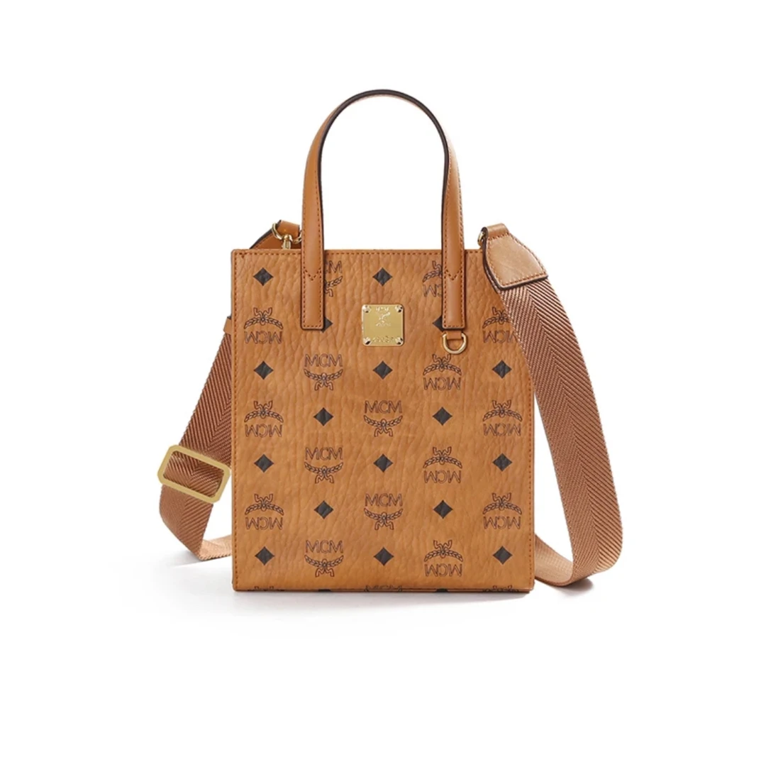 95新 MCM MCM 干邑色琴谱单肩包 20190