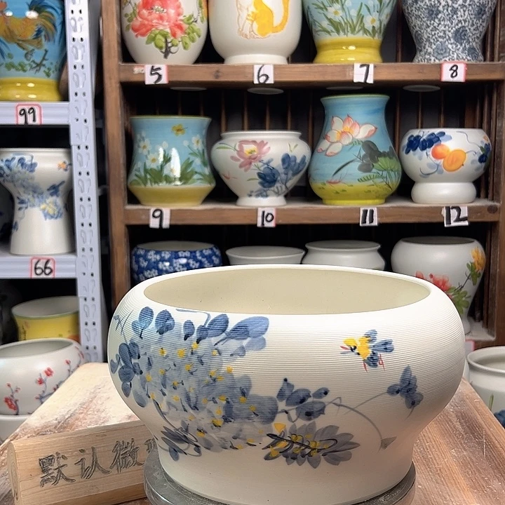 陶口25兰兰紫藤陶瓷