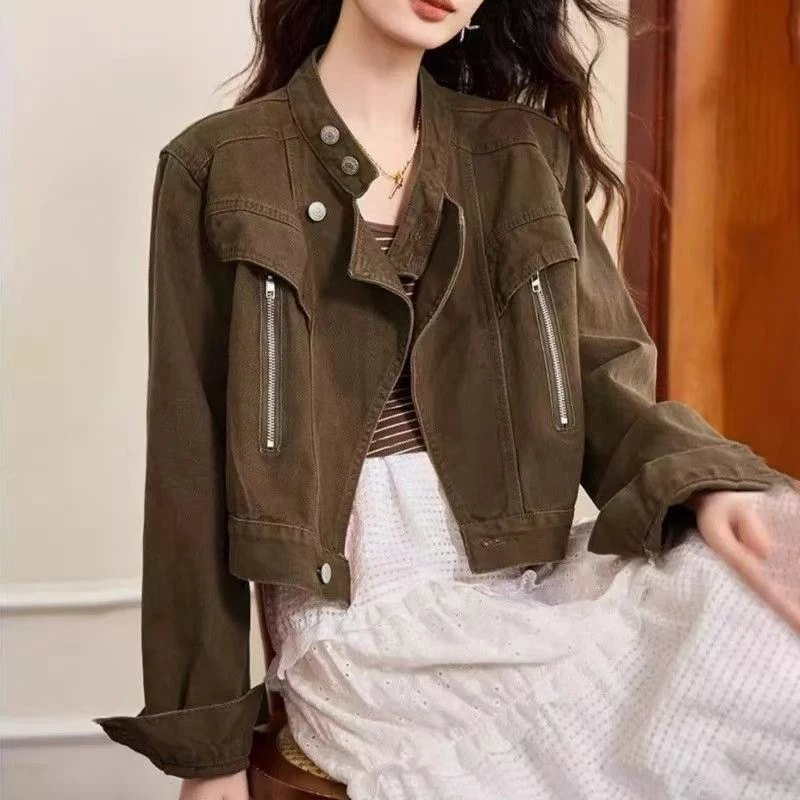 外套短外套春秋百搭女宽松秋季休闲