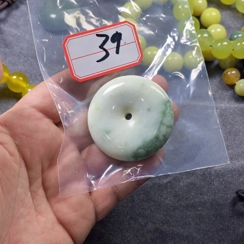 未镶嵌蛇纹石玉手链