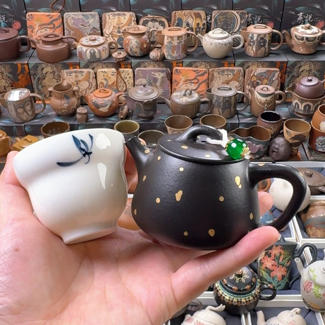 茶壶紫砂110cc原矿精工半手