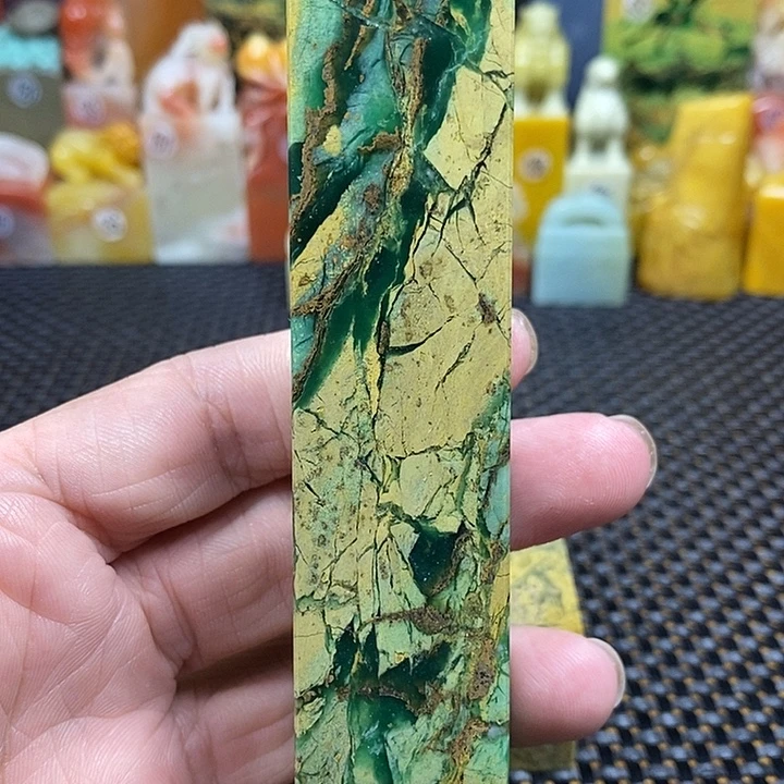 青田石印石四川雅安绿