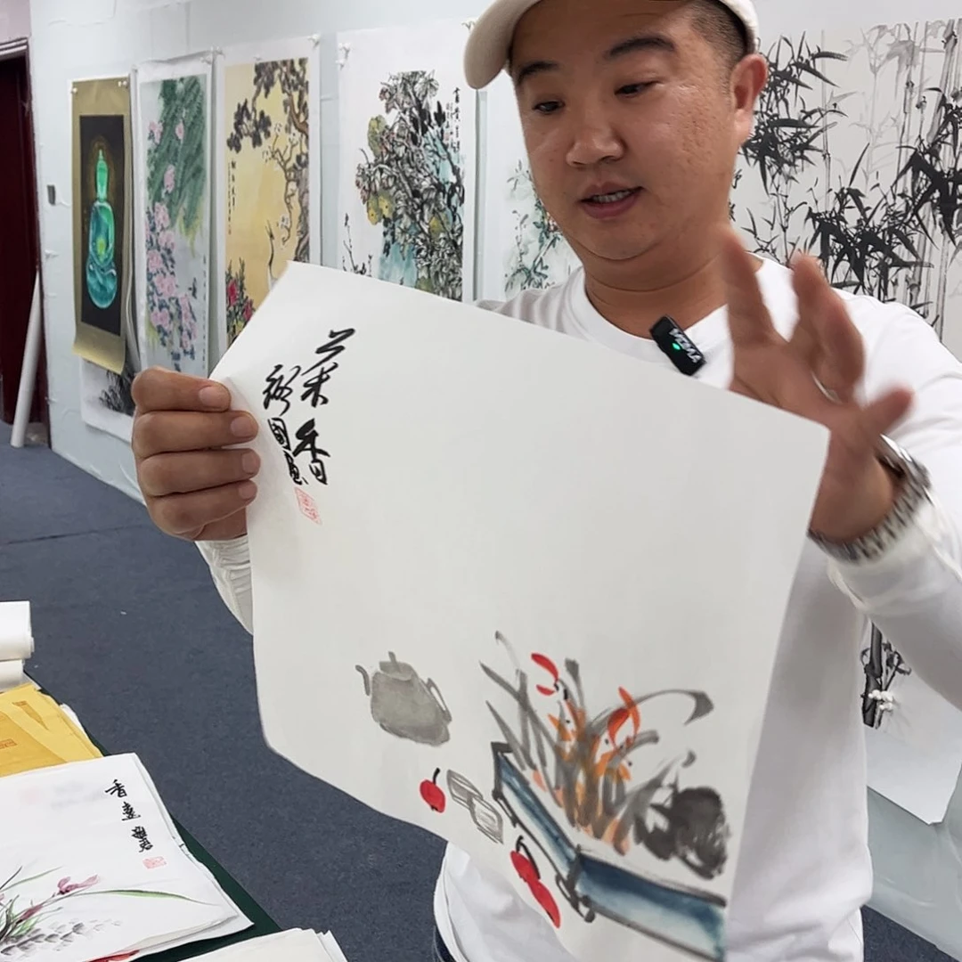 国画国画作品宣纸纯手绘