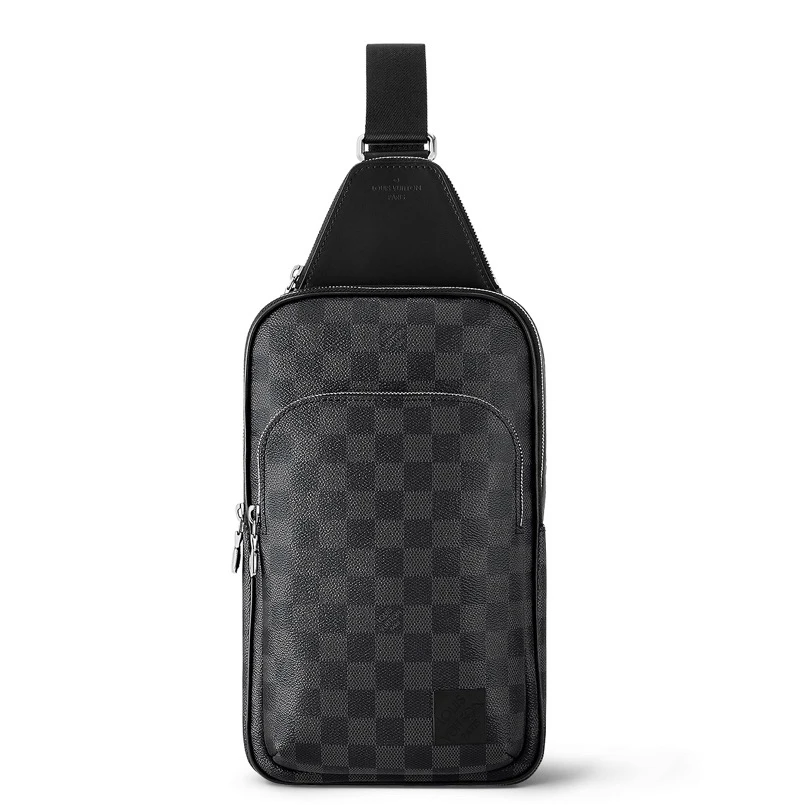 99新 LouisVuitton/路易威登 棋盘格4509胸包斜挎包 尺寸31x20x7