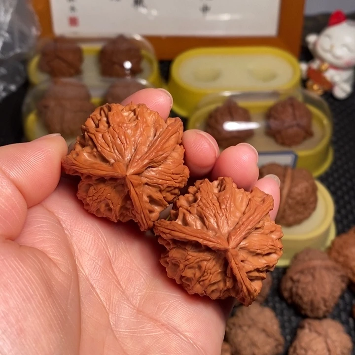 把件文玩核桃39盘山三棱