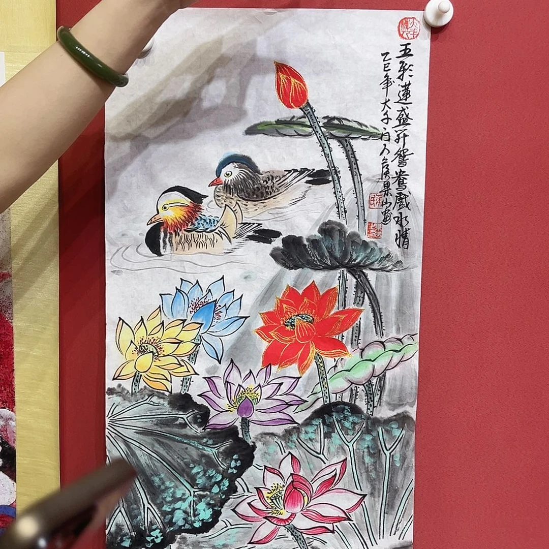 国画侯果山老师国画作品月