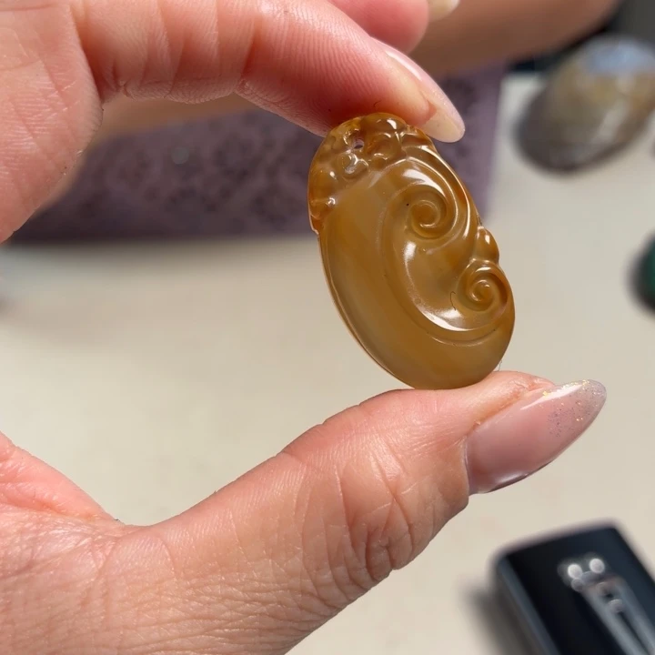 玛瑙/玉髓未镶嵌吊坠(不含链)