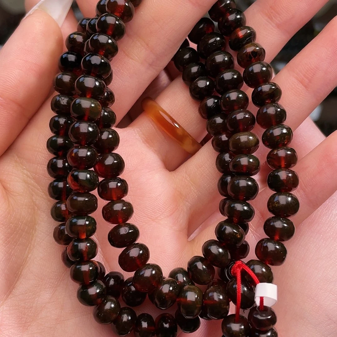 琥珀未镶嵌裸石抚顺琥珀7➕108血翳