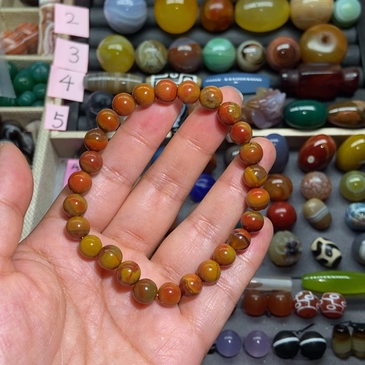 玛瑙/玉髓配珠未镶嵌