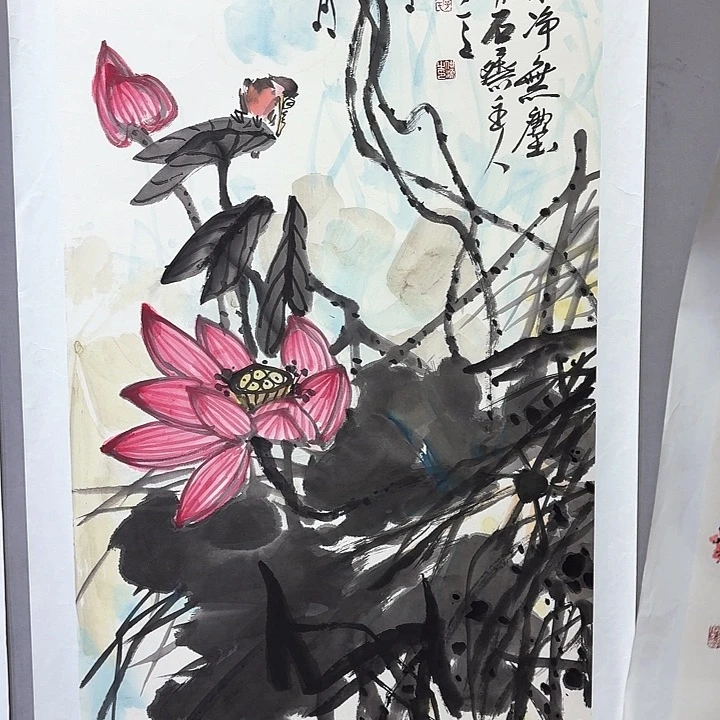 国画亲笔手绘放心去藏