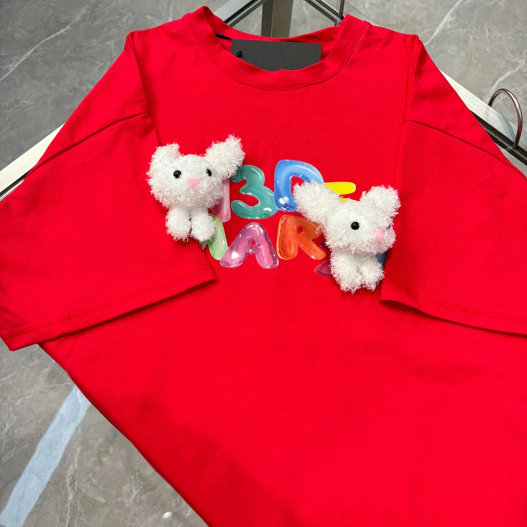 【YU·PP】(057)小众秀场立体新气场新年玩偶短袖（P0244）