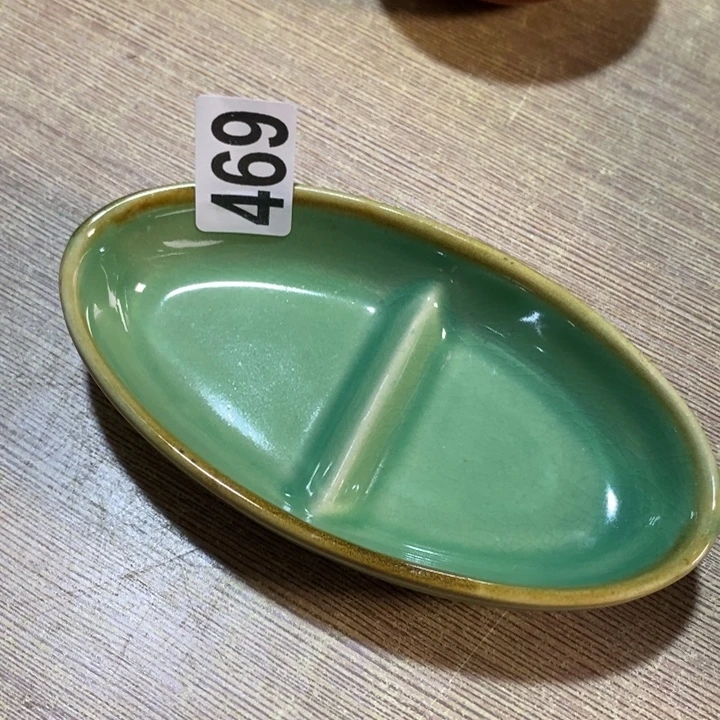 瓷片五厂帝王绿料碟