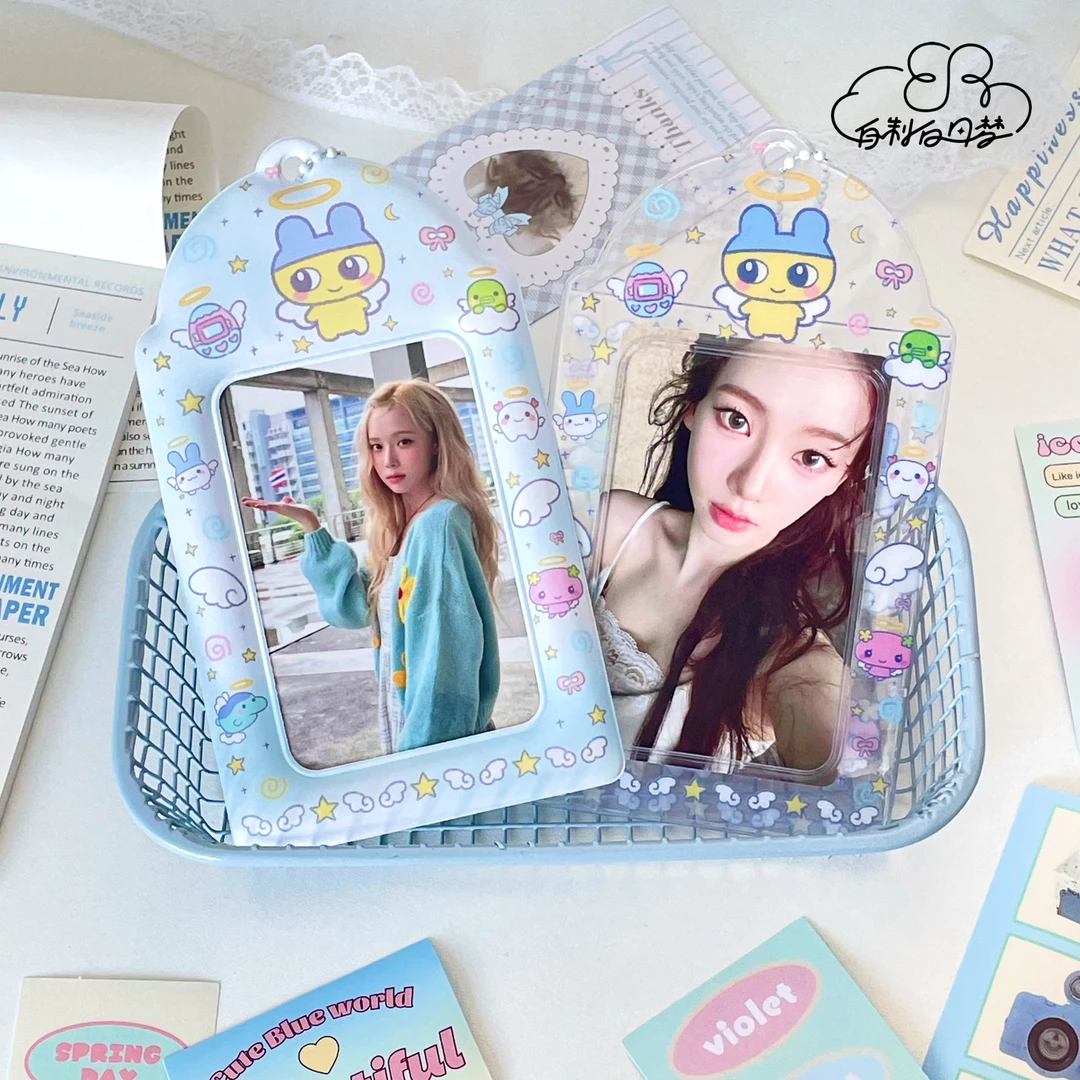 拓麻歌子PVC原创3寸卡套爱豆小卡饭卡保护套收纳展示挂件