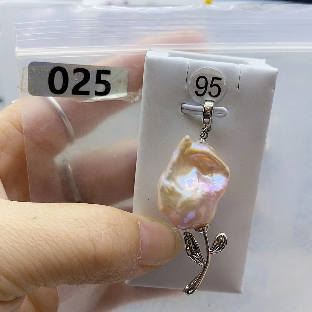 颈饰合金淡水珍珠