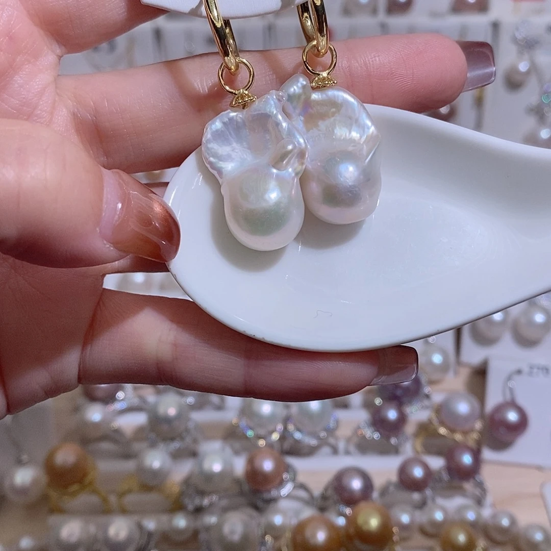 耳饰淡水珍珠未镶嵌w