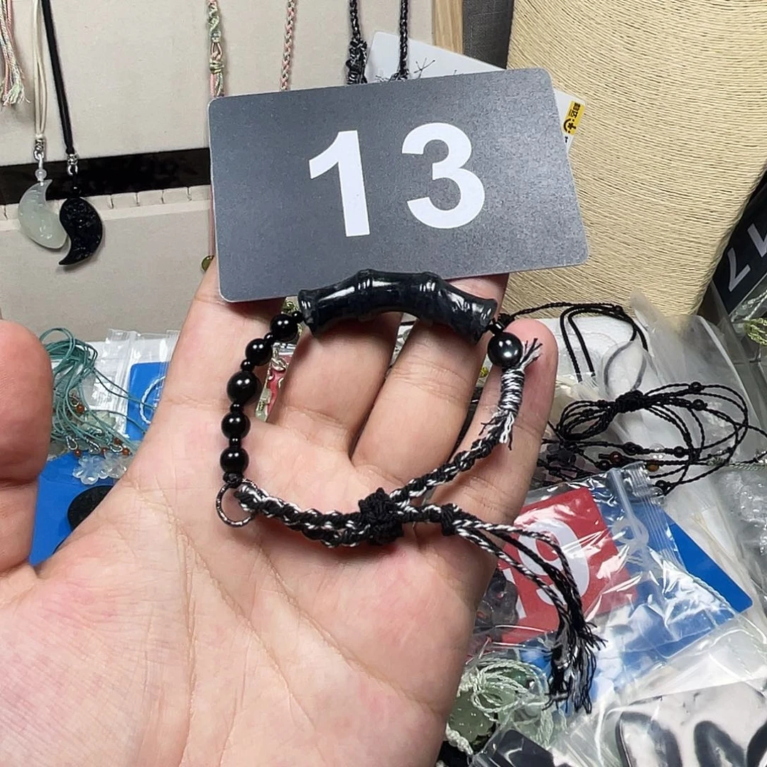 蛇纹石玉合金颈饰