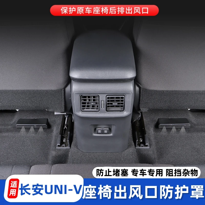 适用于长安UNIV专用改装出风口罩防尘保护座椅下出风口防堵罩升级