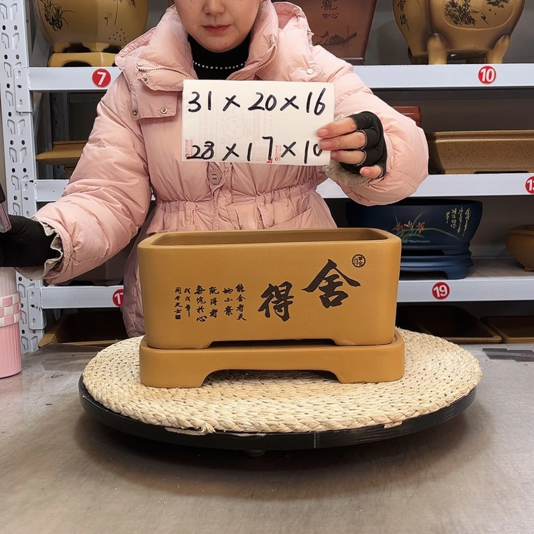 紫砂花盆紫砂花盆