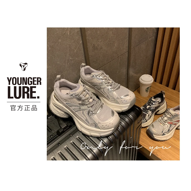 S&J【网面ins潮流】OLD295s网红韩版时尚休闲运动鞋透气厚底老爹鞋