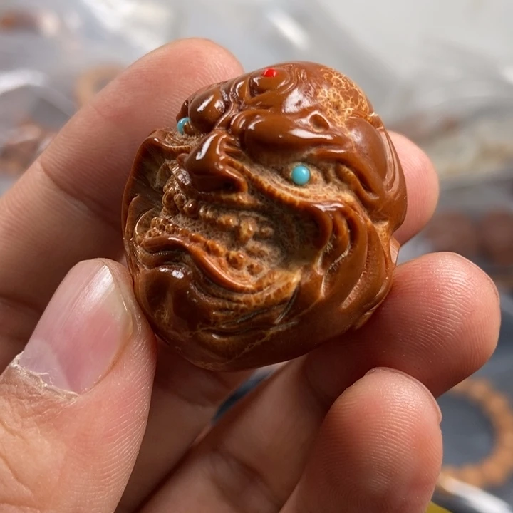 猴头核桃吊坠香*哥我的小伙伴也