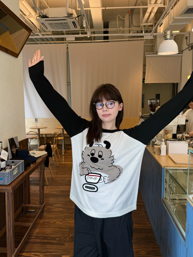 SEVENFUOO-【抱抱熊】针织衫