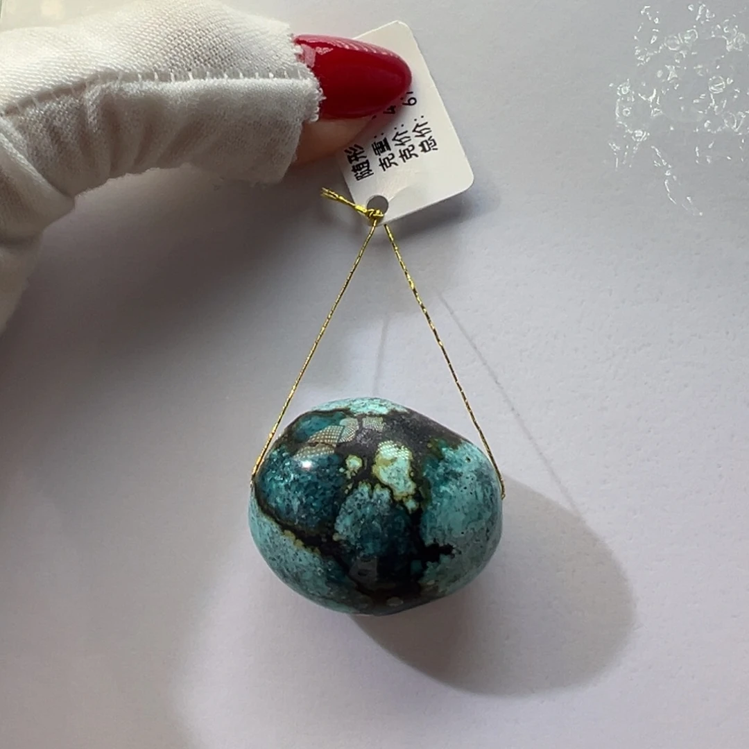 绿松石未镶嵌挂件