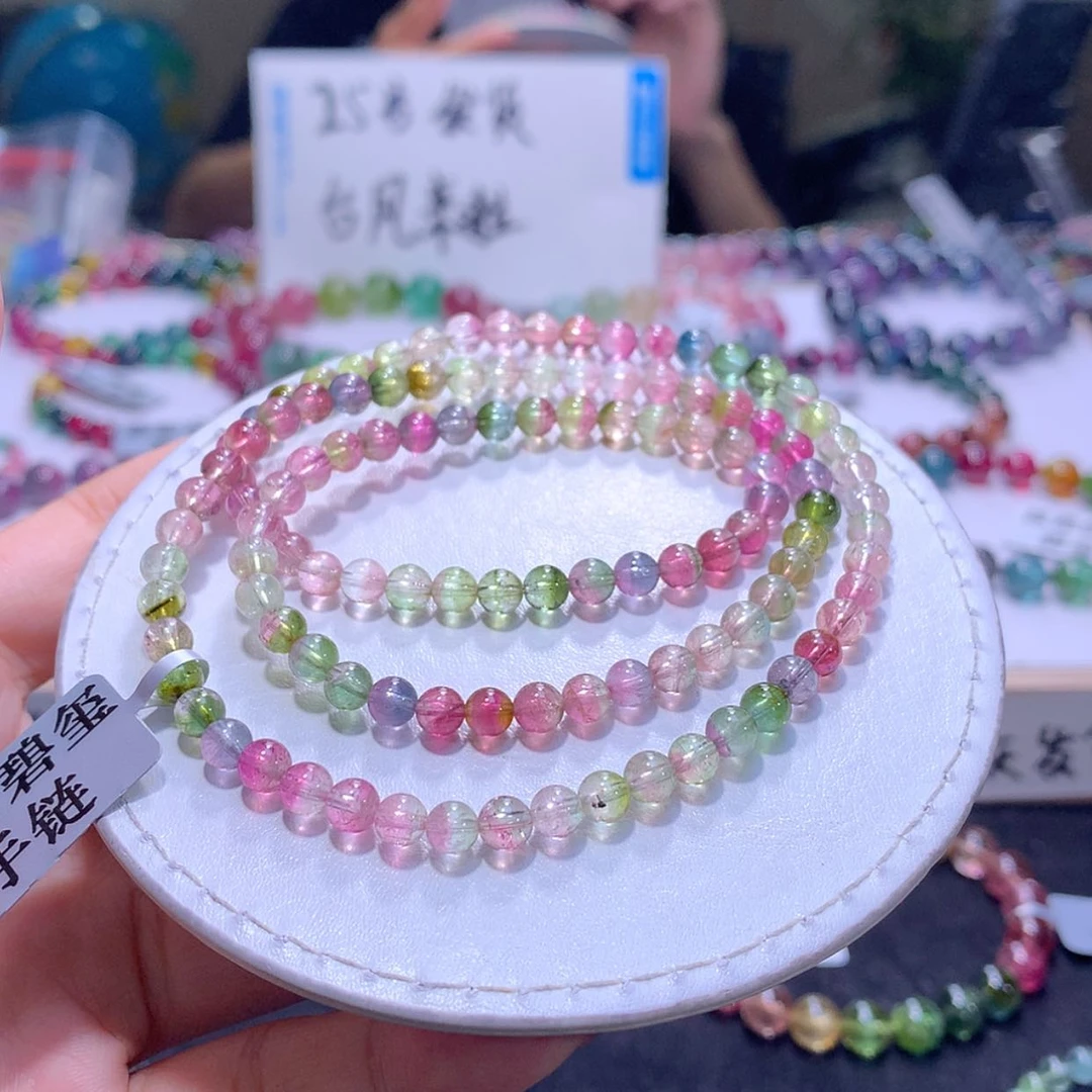 【闪购商品】未镶嵌手串碧玺5m