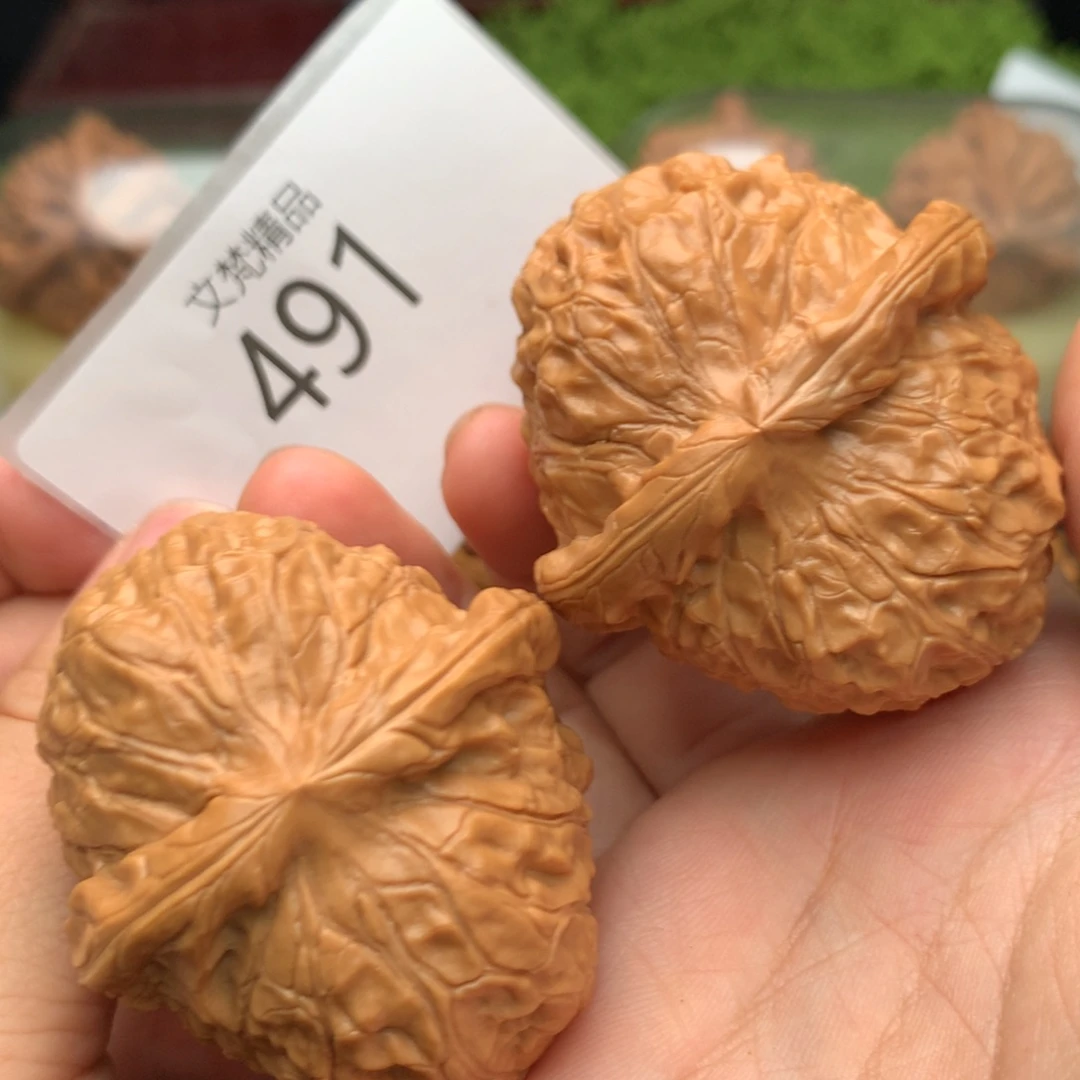 文玩核桃把件南瓜墩边45肚50