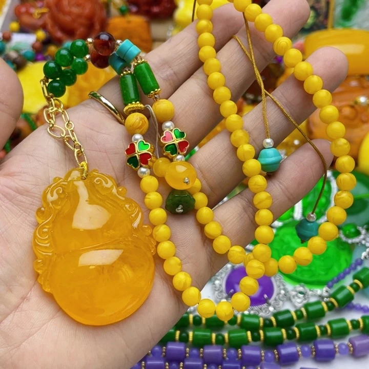 树脂制品23号葫芦毛衣链