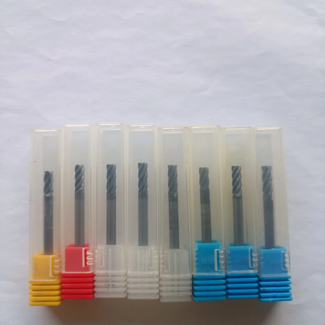 55度钨钢铣刀4刃硬质合金钢用侧切CNC数控立铣刀