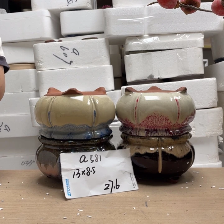 粗陶多肉花盆微瑕581