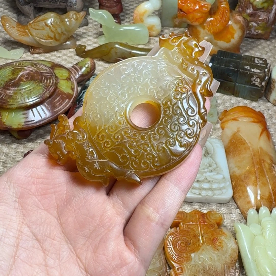 白玉菩提吊坠挂件