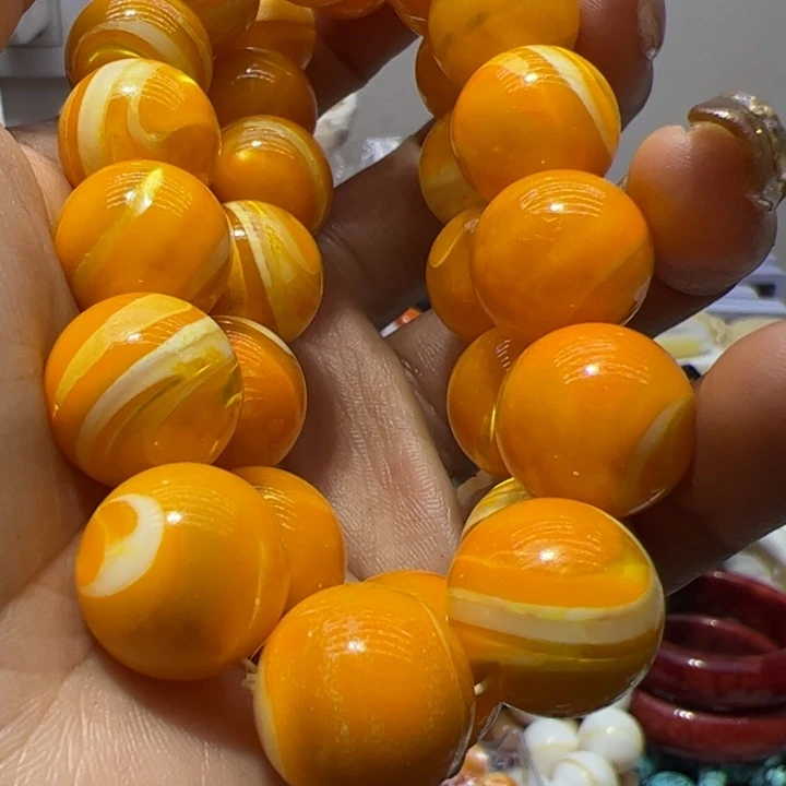 鹿骨手串/手链1.6金黄大白