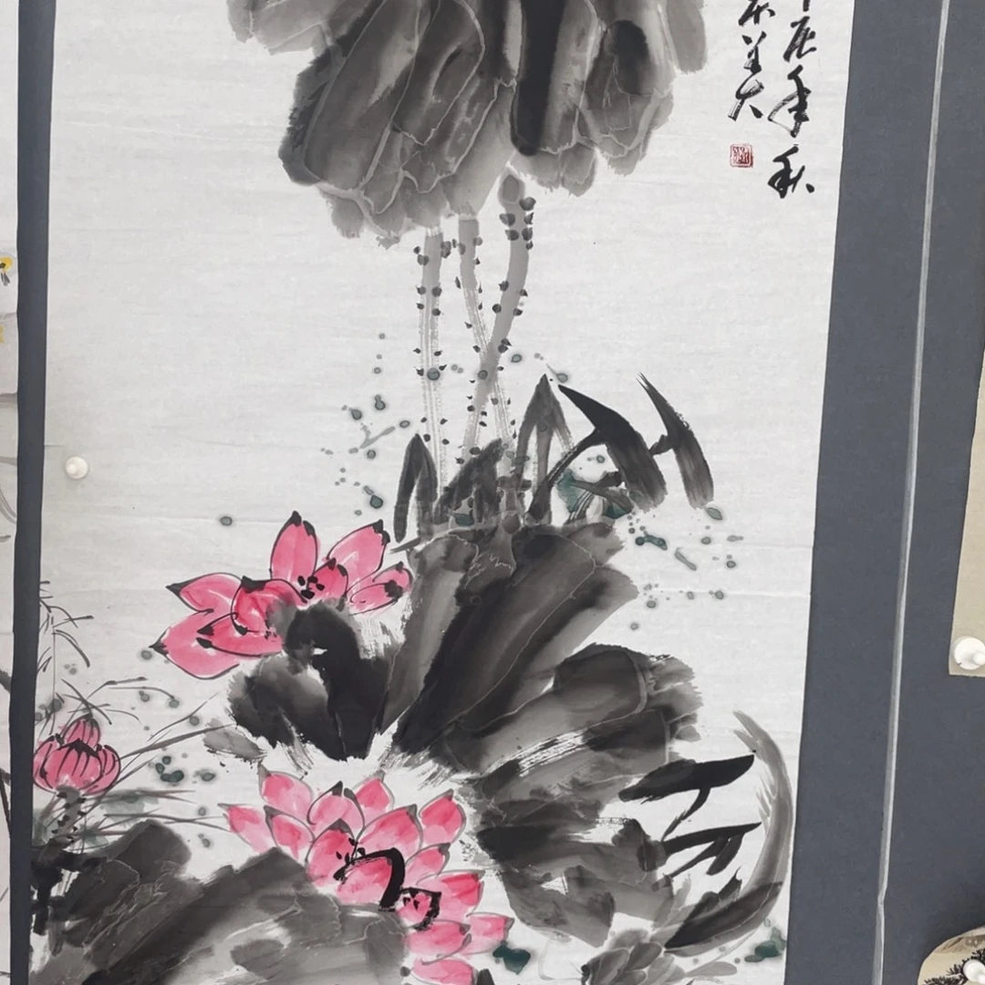 国画庆美老师绘画