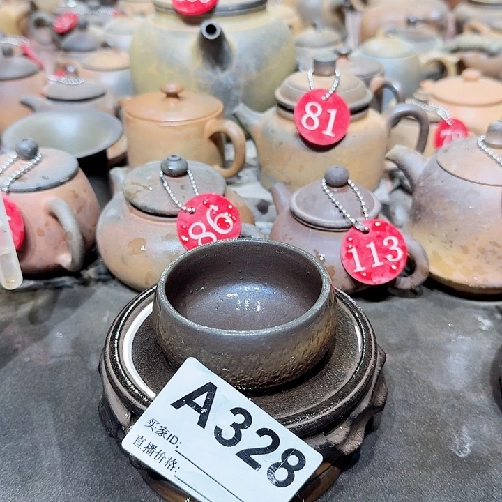 紫砂茶壶坭兴陶柴烧