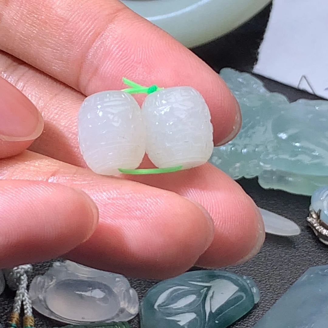 未镶嵌手链翡翠珠子